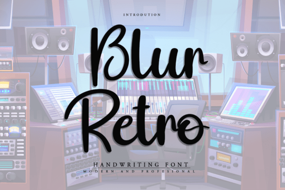 Blur Retro: A Handwritten Font That Feels Like a Warm Invitation