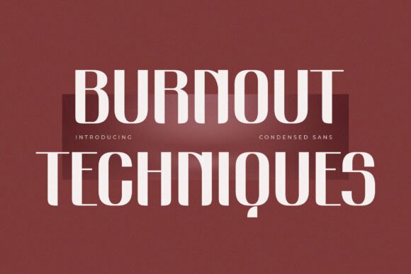 Burnout Techniques: A Retro-Modern Sans Serif for Brand Consistency