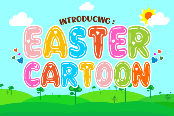 Easter Cartoon Font: A Playful Display Typeface for Editorial Joy