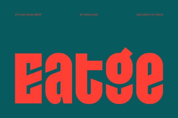 Eatge: A Font That Elevates Every Handmade Detail