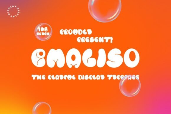 Emaliso: A Playful Display Font That Lifts Your Digital Brand
