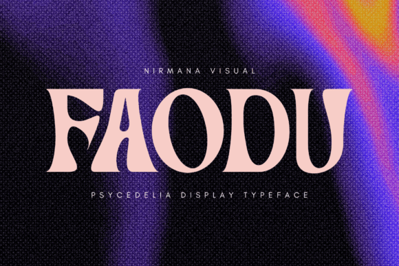 Faodu: A Bold Display Font for Retro-Infused Digital Branding