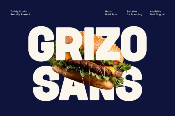 Grizo Sans: A Bold Sans Serif Typeface for Impactful Web Design