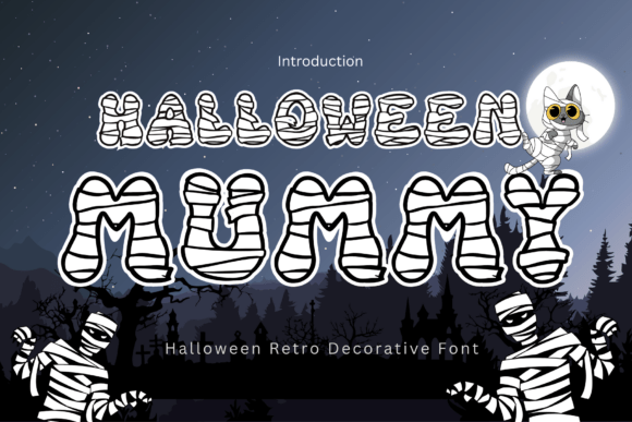 Halloween Mummy Retro: A Thoughtful Display Font for Seasonal Editorial Charm