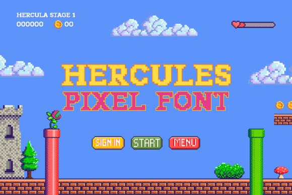 Hercules Pixel: A Retro-Ready Font That Builds Brand Charm