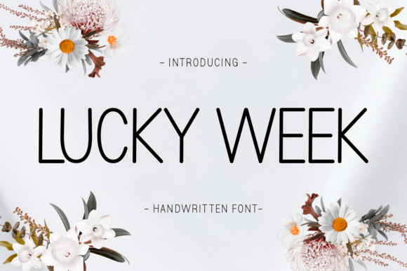 Lucky Week: A Script Font That Breathes With Your Editorial Voice