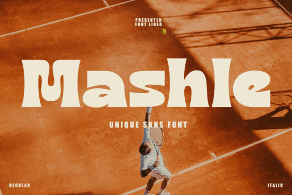 Mashle: A Bold, Retro Sans Serif Font for Handmade Brands