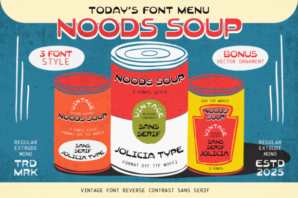 Noods Soup: A Playful Sans Serif for Modern Digital Brands