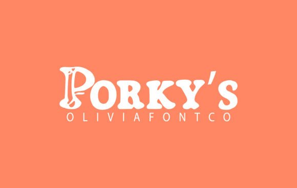 Porky s: A Playful Serif Font for Digital Branding