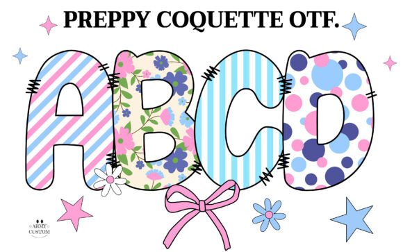 Preppy Coquette: A Color Font That Elevates Real Small Business Branding