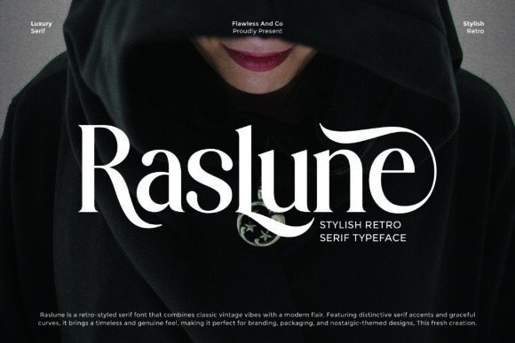 Raslune: A Serif Font That Elevates Digital Branding