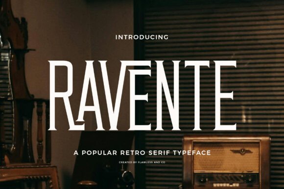 Ravente Serif Font for Handmade Labels & Printables
