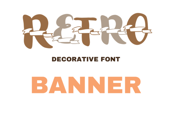 Retro Banner: A Decorative Typeface with Editorial Warmth
