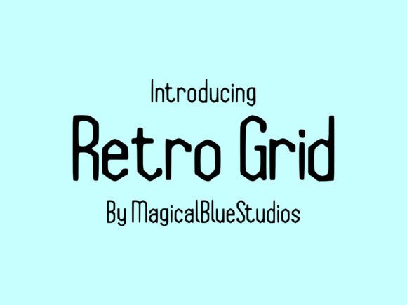 Retro Grid: A Bold Display Font for Scroll-Stopping Campaigns