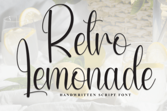 Retro Lemonade: A Playful Script Font That Makes Your Campaigns Feel Human