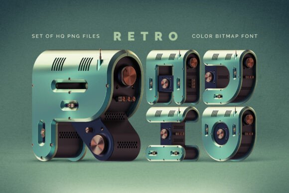 Retro Radio: A Vintage-Inspired Color Font for Editorial Impact