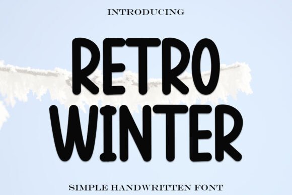 Retro Winter: A Handwritten Font with Editorial Grace