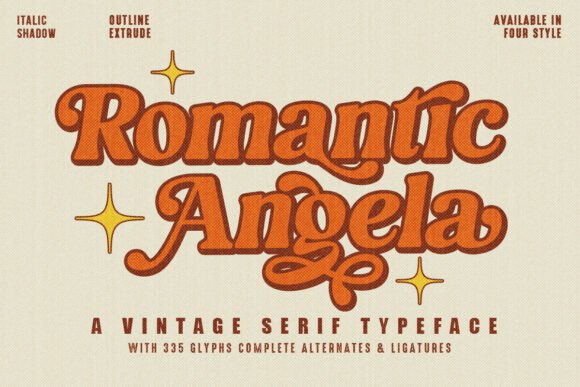 Romantic Angela Italic: A Display Font That Makes Your Brand Feel Intentional