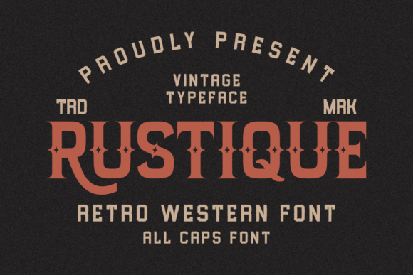 Rustique: A Bold Slab Serif for Editorial Impact