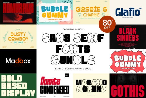 Sans Serif Bundle Collection: A Designer’s Go-To Typeface for Real Branding Work