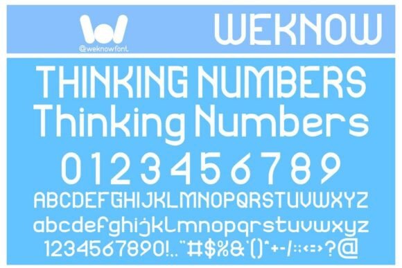 Thinking Numbers: A Sans Serif Font for Modern Web Design