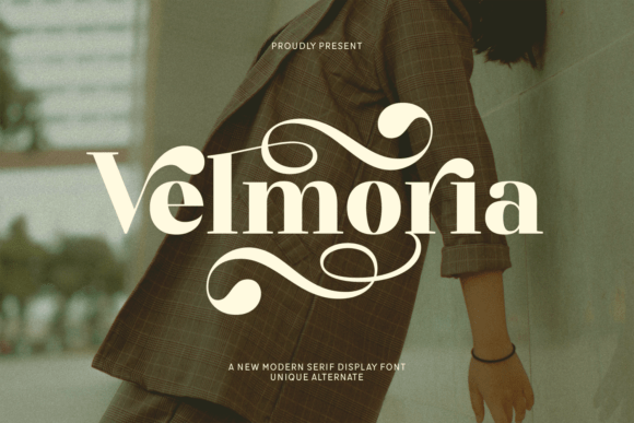 Velmoria: A Modern Serif Font That Commands Attention