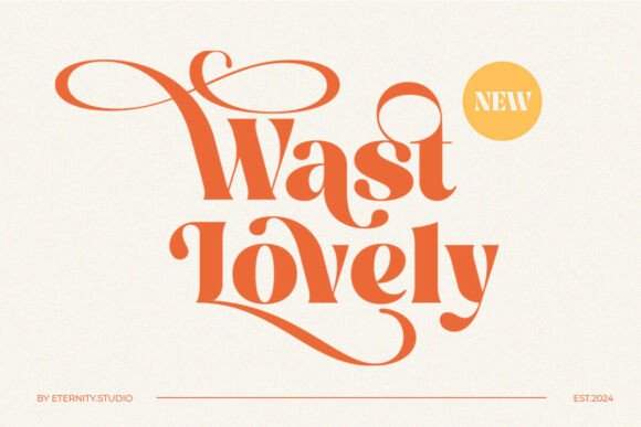 Wast Lovely Stylish Retro: A Serif Font That Elevates Digital Branding