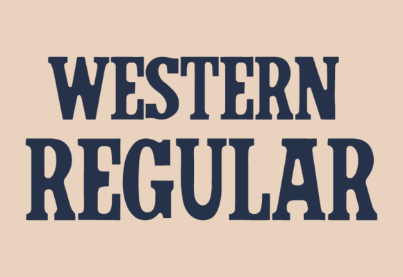 Western Regular: A Timeless Serif Font for Small Business Branding